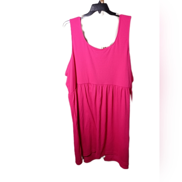 Ava & Viv 🩷 Women's Sleeveless Empire Waist Dress 4X - Picture 4 of 7